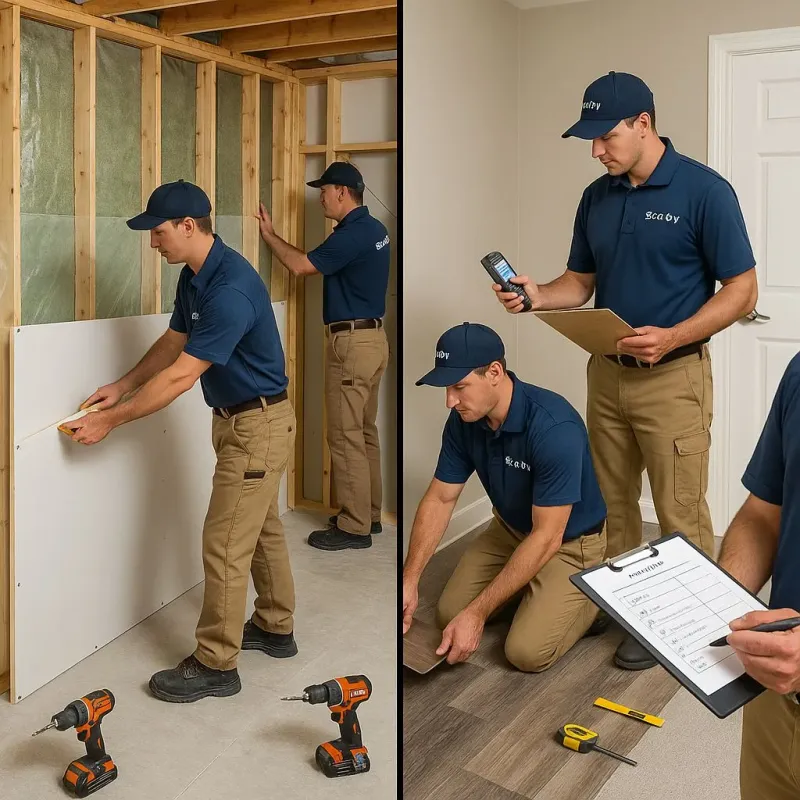 Repairs and Reconstruction process in Middle Valley, TN